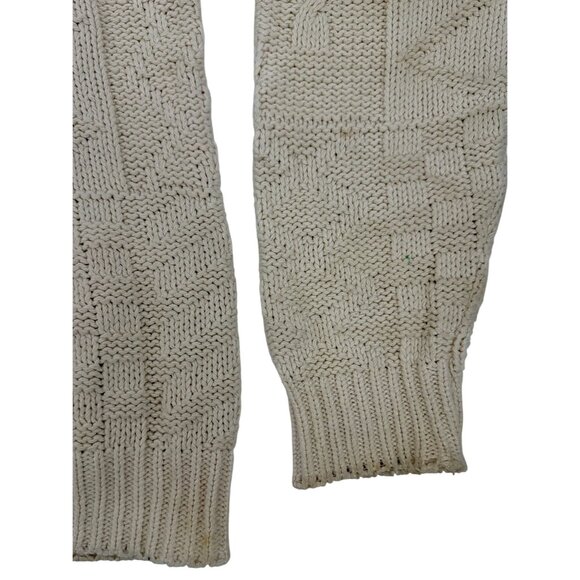 Vintage Y2K American Eagle Knit V-Neck Button Down Grunge 90s Grandpa Cardigan L - Picture 8 of 14